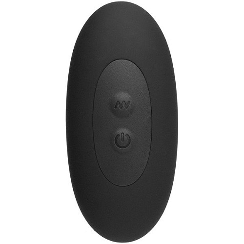 Чёрный полый вибрострапон с пультом Doc Johnson BE In Charge 0801-07-BX (19,05 см)