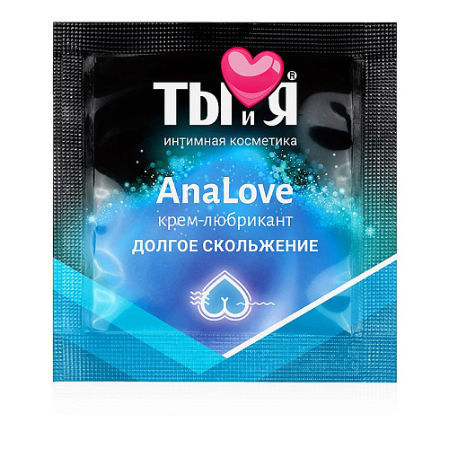 Анальный крем-лубрикант в одноразовой упаковке Биоритм AnaLove LB-70024t