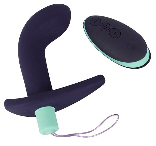Тёмно-фиолетовый вибростимулятор простаты с пультом ДУ Orion Remote Controlled Prostate Plug 05952920000