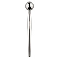 Серебристый уретральный стимулятор EDC Wholesale Sinner Metal Solid Penis Plug with Ball SIN044