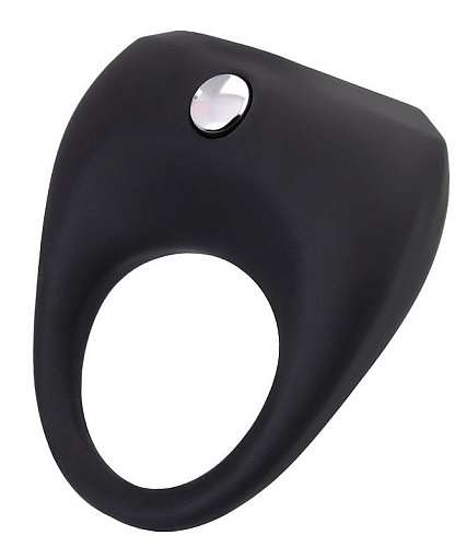 Чёрное эрекционное виброкольцо Erotist Erotist Cosm 548006