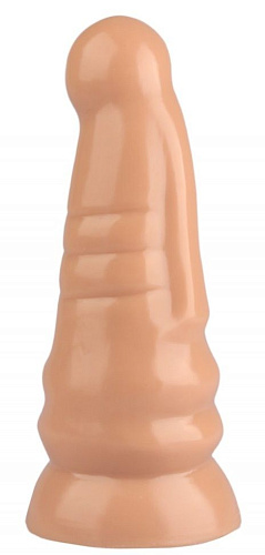 Телесная анальная втулка с круглой головкой Сумерки богов 1016-78 BX DD (20 см)