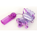 Фиолетовый клиторальный стимулятор ToyFa Sex Butterfly 884001-4