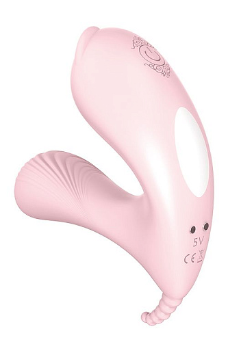 Нежно-розовый стимулятор Dream Toys LAY-ON KITTY 21511