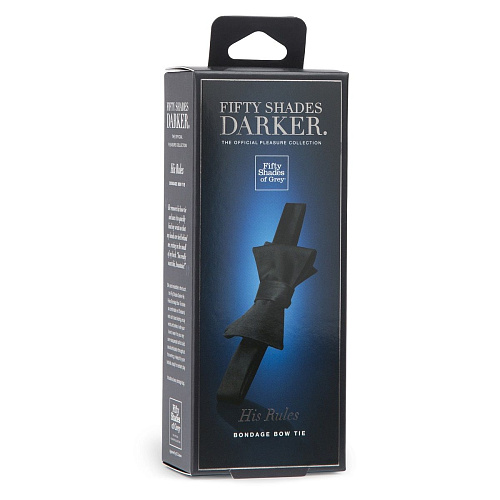 Бондажный галстук DARKER HIS RULES BONDAGE BOW TIE Fifty Shades of Grey FS-63955