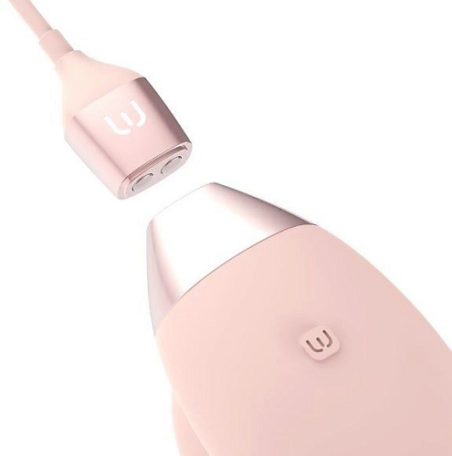 Хай-тек силиконовый вибромассажёр-дельфин для пар розового цвета ImToy Dolphin