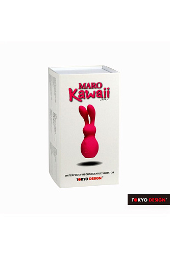 Вибратор розового цвета в форме кролика Tokio Design Maro Kawaii 6 TD-1305