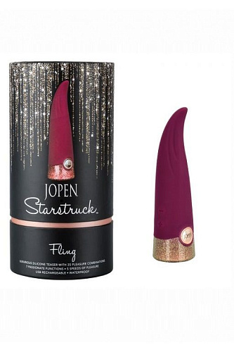 Фантазийный вибромассажёр Jopen Starstruck Fling JO-8015-05-3 (14 см)