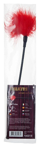 Щекоталка с красным пушком на конце ToyFa 700018