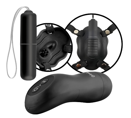 Стимулятор клитора в виде бабочки с дистанционным управлением Pipedream Remote Control Butterfly Strap-On PD4450-23