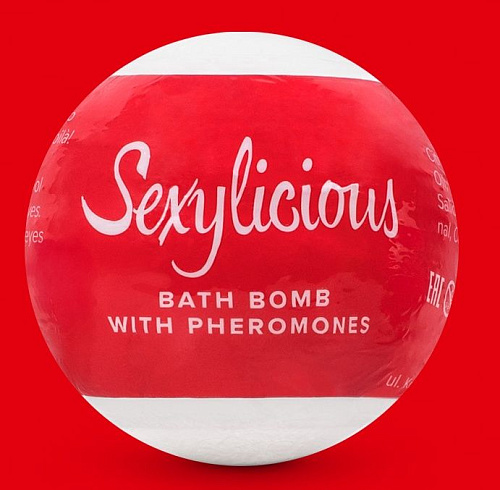 Бомбочка для ванны с феромонами Obsessive Bath bomb with pheromones Sexy