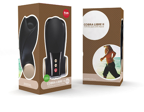 Чёрный вибромастурбатор Fun Factory Cobra Libre 2 5010808