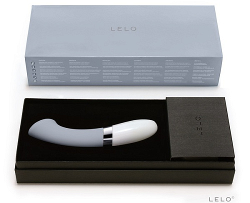 Серый вибромассажёр Lelo Gigi 2 Cool Gray LEL7886