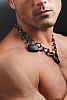 Металлические цепи-оковы с замком XR Brands Locking Chain Cuffs TF2354