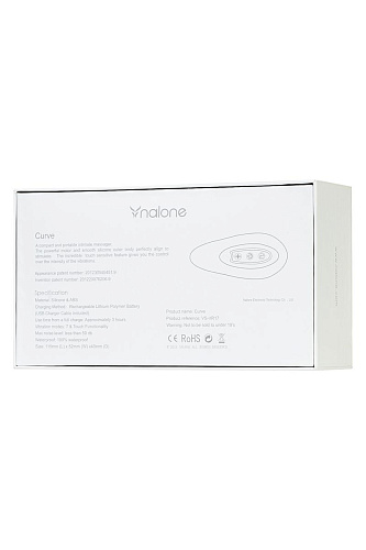 Розовый вибромассажёр Nalone Curve VS-VR17