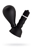 Черный вибратор с грушей на сосок ToyFa 905002-5
