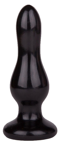 Чёрная анальная пробка LOVETOY (А-Полимер) MAGNUM 11 421100 (11 см)