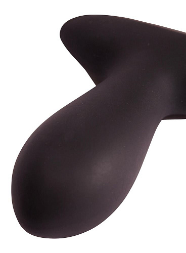 Чёрно-жёлтая анальная вибропробка Pornhub Turbo Butt Plug 94599 (11,2 см)