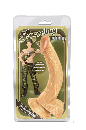 Телесный фаллоимитатор Blush Novelties Soldier boy BL-16493 (20,3 см)