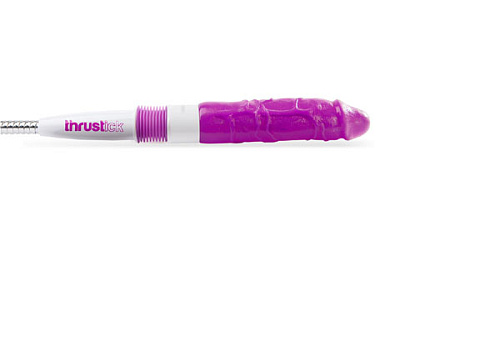 Розовая секс-машина с функцией подогрева Topco Sales Thrustick 1600385