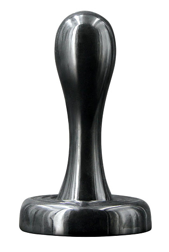 Чёрная анальная пробка NS Novelties Bowler Plug SM NSN-1108-23 (8,4 см)