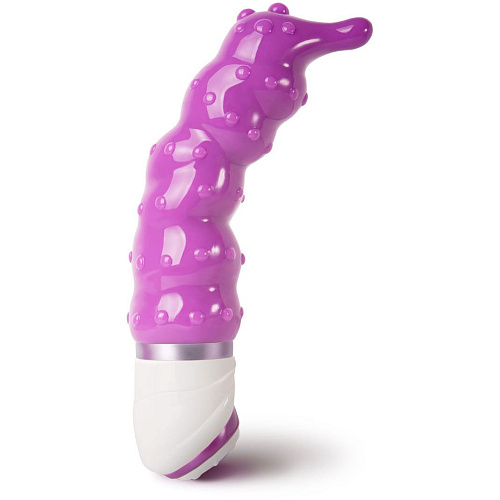 Фиолетовый гнущийся вибромассажёр Topco Sales Jog Thrill 1600047 (20,3 см)