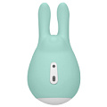 Зелёный клиторальный стимулятор с ушками Shots Media BV Love Bunny LOV019GRN (9,5 см)