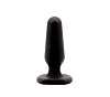 Чёрная анальная втулка Bior toys Sex Expert SEM-55014 (7,5 см)