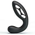 Чёрный массажёр простаты с вибрацией Baile Fabulous Prostate Stimulator LKS205