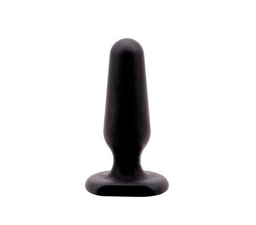 Чёрная анальная втулка Bior toys Sex Expert SEM-55014 (7,5 см)