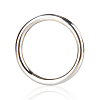 Стальное серебристое  эрекционное кольцо BlueLine STEEL COCK RING BLM4001