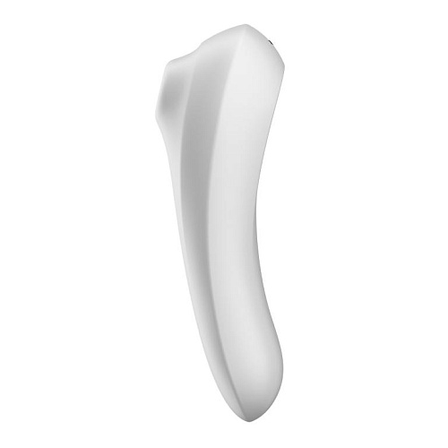 Белый вакуум-волновой вибромассажёр Satisfyer Dual Pleasure J2018-101-1