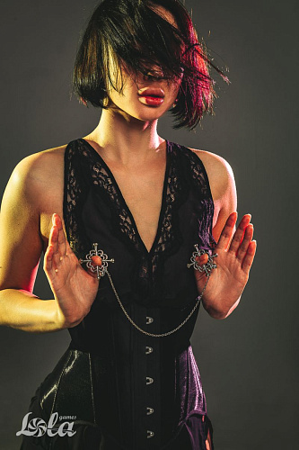 Серебристые зажимы на соски Lola toys Dare You 1164-01lola