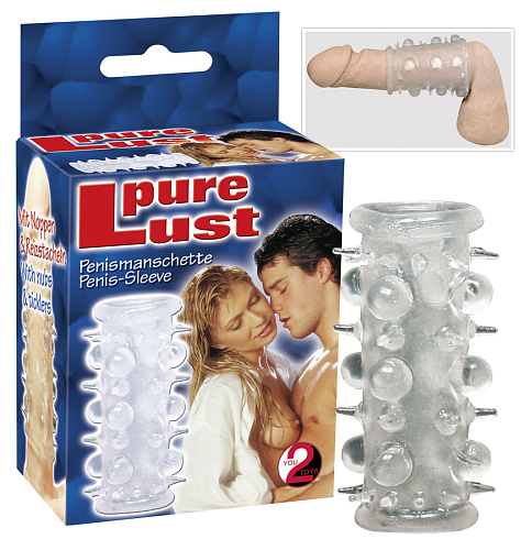 Прозрачная силиконовая насадка с шипами Orion 0522708