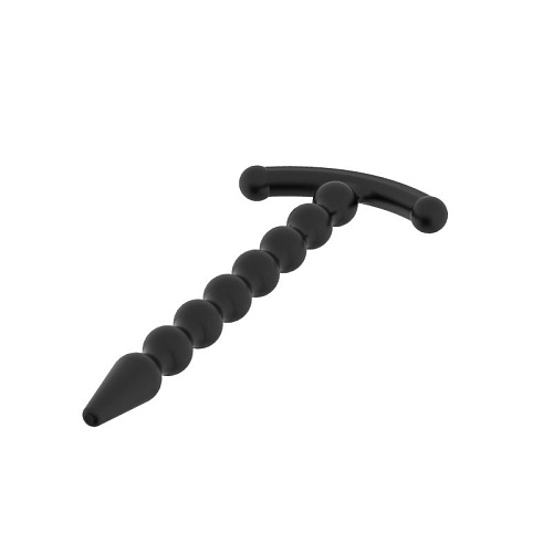 Набор из 3 чёрных уретральных плагов Baile Advanced Class BI-014469H-1