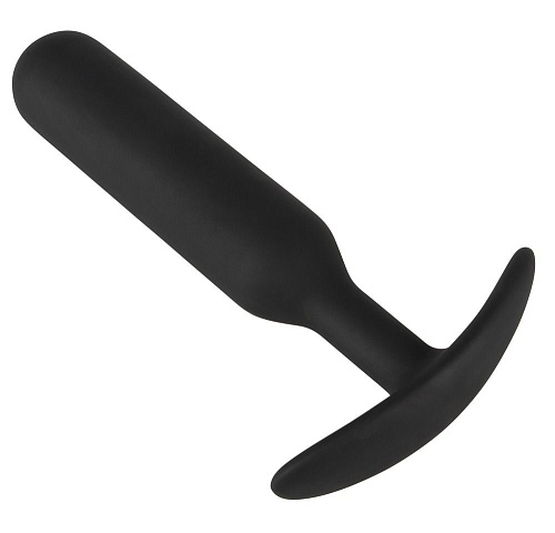 Чёрная утяжеленная анальная пробка Orion Anal Trainer Small 05357960000 (16 см)