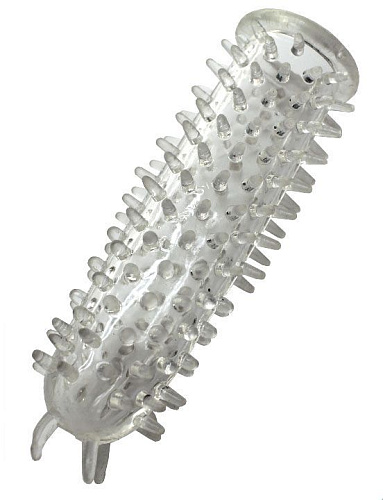 Прозрачная закрытая насадка Eroticon 31019 (12,5 см)