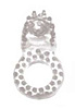 Прозрачное эрекционное кольцо со стимулятором клитора Sextoy 2011 00010-4