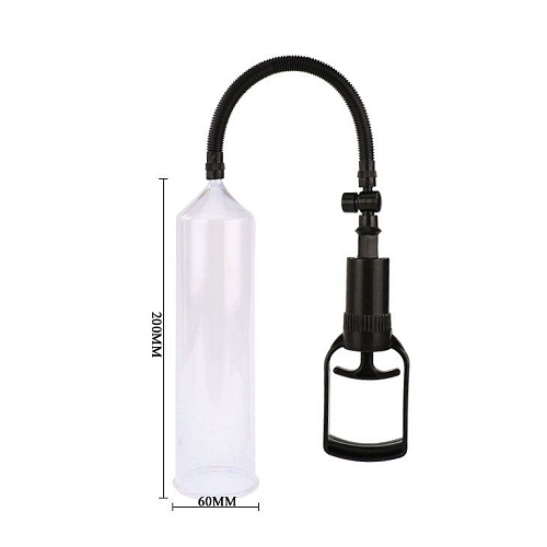 Прозрачная вакуумная помпа с вибрацией Baile BM-010067 (25 см)