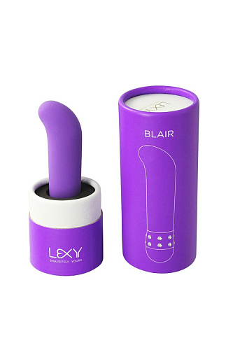 Фиолетовый вибратор Lexy Blair B2 (12,5 см)