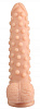 Телесный реалистичный фаллоимитатор с пупырышками Сумерки богов 1016-49 BX DD (23,5 см)