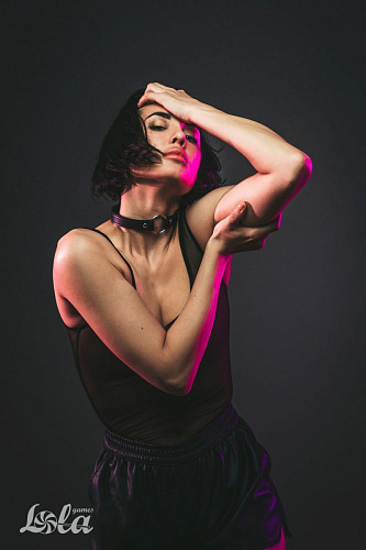 Чёрный ошейник Lola toys Intrigue 1090-01lola