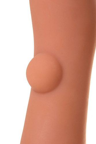 Насадка на фаллос телесного цвета с имитацией пирсинга KOKOS Extreme Sleeve 001 ES.001-M (14,7 см)