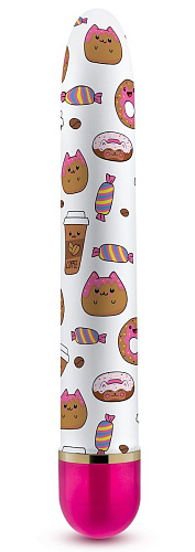 Яркий вибромассажёр с принтом Blush Novelties Sweet Rush BL-14100 (17,8 см)