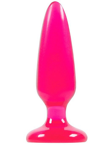 Малая розовая анальная пробка NS Novelties Jelly Rancher Pleasure Plug Small NSN-0450-24 (10,2 см)