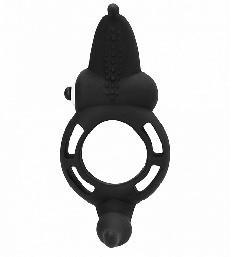 Чёрное эрекционное кольцо Shots Media BV Superior Cock Ring SHT403BLK