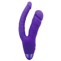 Фиолетовый двойной вибратор Howells INDULGENCE Rechargeable Insatiable Desire 174217pur (21 см)