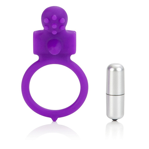 Фиолетовое виброкольцо California Exotic Novelties Body Soul Inspiration SE-1380-00-3
