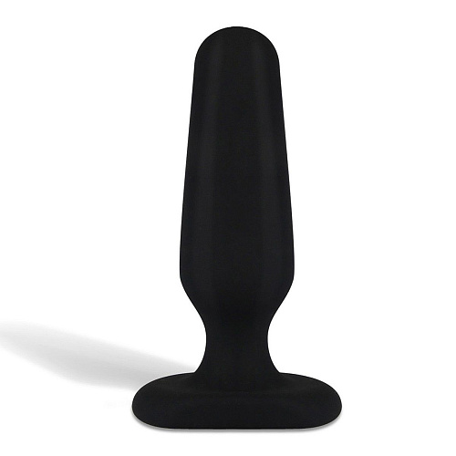 Чёрный плаг из силикона Erotic Fantasy BEGINNER 3 HT-B1-BLK (7,5 см)