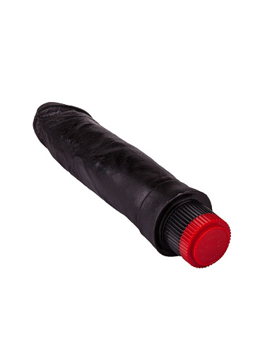 Чёрный вибратор-реалистик с чётко очерченной головкой LOVETOY (А-Полимер) 417000 (20,5 см)